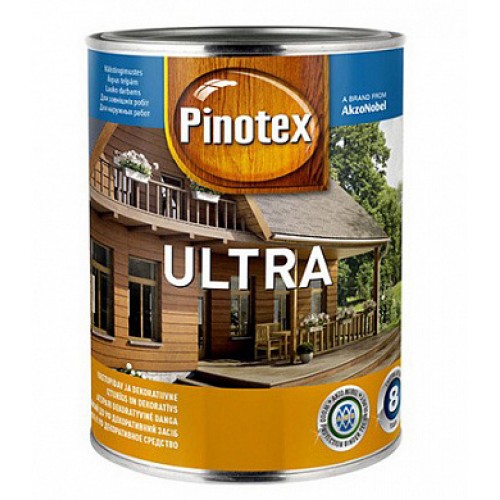 Pinotex Ultra - Высокоустойчивая пропитка (антисептик) для защиты древесины 1 л